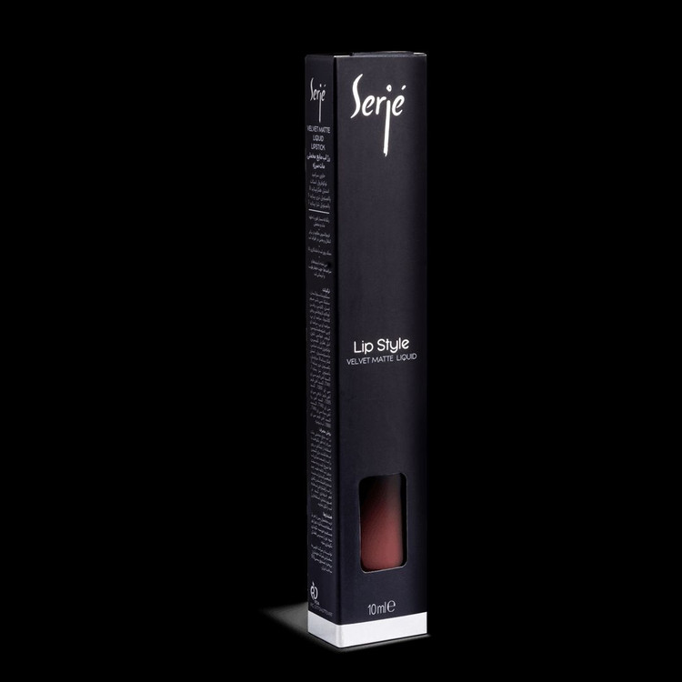 رژ لب مایع مخملی مات سرژه کد 105 (Mauve Red)