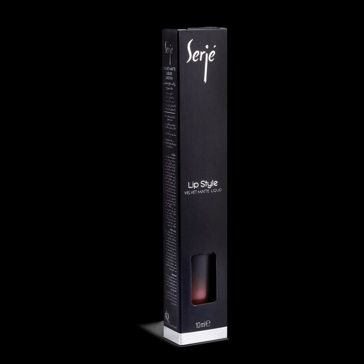 رژ لب مایع مخملی مات سرژه کد 103 (Pink Nude)